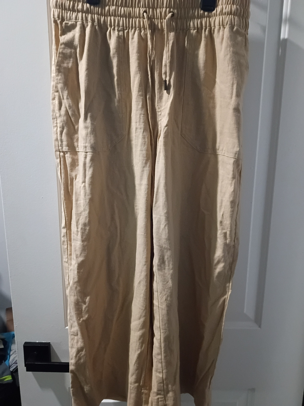 Nautica Straight-Leg Drawstring Pants in Light Khaki